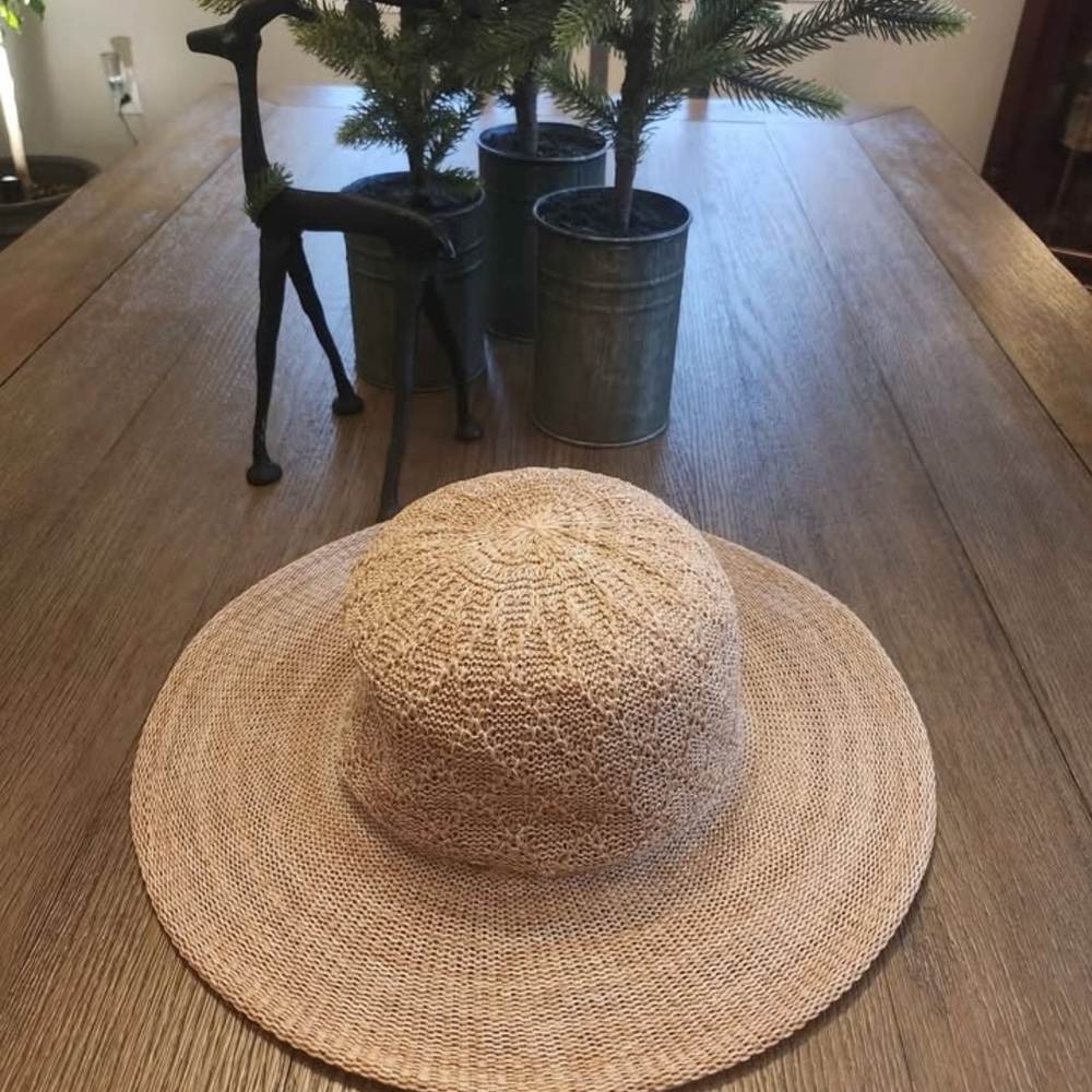 ORVIS Stylish Tan Woven Sun Hat